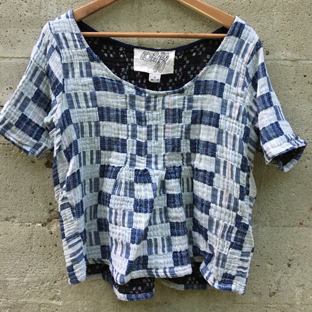 Ace & Jig top in Kente